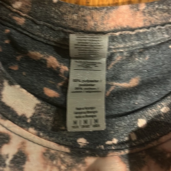 Gildan Girls Skull Tie Dye Tee Size M - Picture 4 of 4